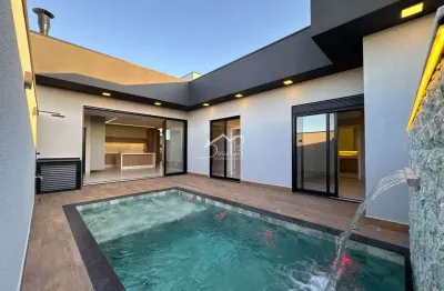 Casa 3 suítes, escritório e piscina à venda no condomínio maria candida