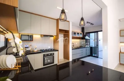 Linda casa térrea planejada à venda no condomínio park gran reserve indaiatuba