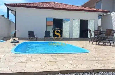 Casa em condomínio fechado com 3 quartos à venda na rua lupércio domingos espíndola, barra do aririú, palhoça, 182 m2 por r$ 808.511