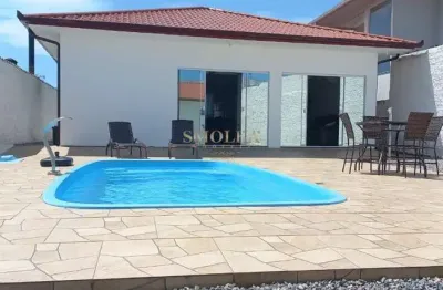 Casa em condomínio fechado com 3 quartos à venda na rua lupércio domingos espíndola, barra do aririú, palhoça, 182 m2 por r$ 808.511