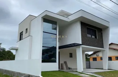 Casa em condomínio fechado com 3 quartos à venda na rua do lamim, canasvieiras, florianópolis, 378 m2 por r$ 1.950.000