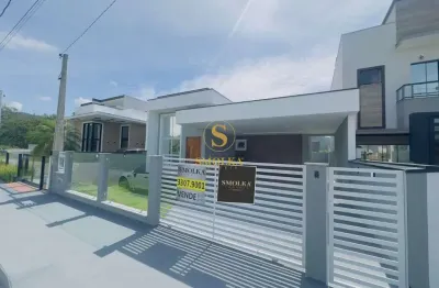 Casa em condomínio fechado com 3 quartos à venda na rua leontina setubal jacques, forquilhas, são josé, 120 m2 por r$ 750.000