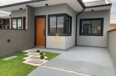 Casa em condomínio fechado com 2 quartos à venda na bela vista, palhoça , 100 m2 por r$ 350.000