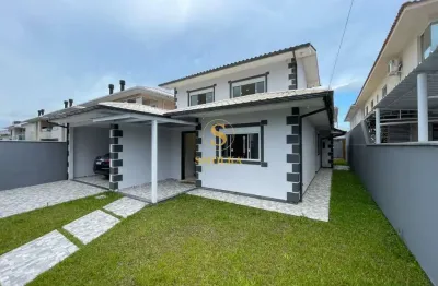 Casa em condomínio fechado com 3 quartos à venda na rua das felicidades, nova palhoça, palhoça, 197 m2 por r$ 999.000