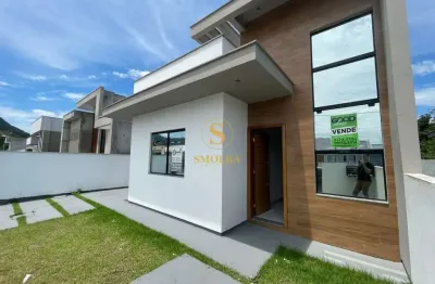 Casa em condomínio fechado com 3 quartos à venda na rua tomáz domingos da silveira, bela vista, palhoça, 79 m2 por r$ 590.000