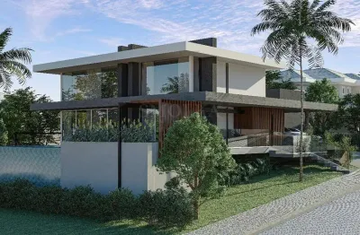 Casa em condomínio fechado com 3 quartos à venda na avenida luiz boiteux piazza, cachoeira do bom jesus, florianópolis, 338 m2 por r$ 2.900.000