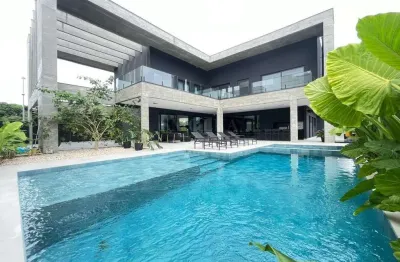 Casa em condomínio fechado com 5 quartos à venda na rua das castanhetas, jurerê internacional, florianópolis, 541 m2 por r$ 13.500.000