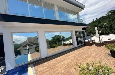 Casa em condomínio fechado com 4 quartos à venda na servidão natalicia pereira, joão paulo, florianópolis, 448 m2 por r$ 4.350.000
