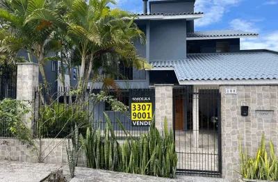 Casa em condomínio fechado com 3 quartos à venda na rua dos flamingos, pedra branca, palhoça, 218 m2 por r$ 1.800.000