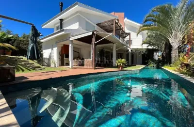 Casa em condomínio fechado com 5 quartos à venda na estrada haroldo soares glavan, cacupé, florianópolis, 550 m2 por r$ 7.060.000