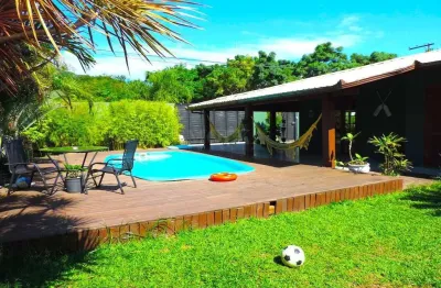 Casa em condomínio fechado com 4 quartos à venda na servidão augusto buss, campeche, florianópolis, 400 m2 por r$ 2.120.000