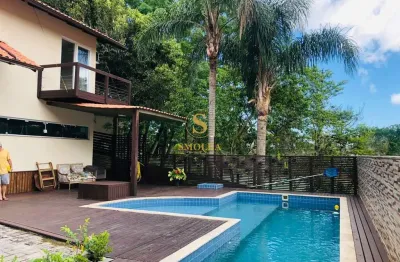 Casa em condomínio fechado com 4 quartos à venda na rua são miguel, joão paulo, florianópolis, 400 m2 por r$ 1.900.000