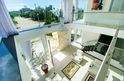 Casa em condomínio fechado com 5 quartos à venda na rua das caraúnas, jurerê internacional, florianópolis, 800 m2 por r$ 12.200.000