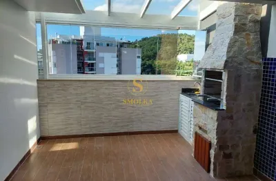 Cobertura com 2 quartos à venda na rua das piraúnas, jurerê, florianópolis, 63 m2 por r$ 1.200.000
