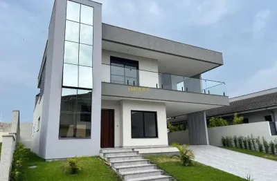 Casa em condomínio fechado com 4 quartos à venda na estrada dário manoel cardoso, ingleses, florianópolis, 398 m2 por r$ 2.650.000