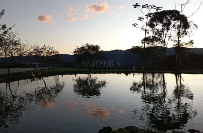 Terreno em condomínio fechado à venda no braço são joão, santo amaro da imperatriz , 1186 m2 por r$ 300.000