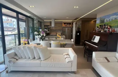 Apartamento com 3 quartos à venda na rua jornalista haroldo callado, jurerê, florianópolis, 131 m2 por r$ 3.960.000