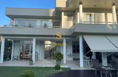 Casa em condomínio fechado com 6 quartos à venda na rua dos camuris, jurerê internacional, florianópolis, 605 m2 por r$ 7.500.000