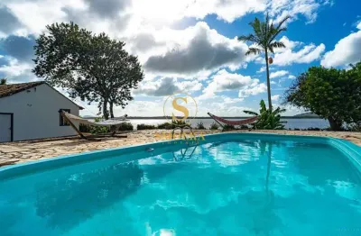 Casa com 3 quartos à venda na servidão caminho costa da lagoa, costa da lagoa, florianópolis, 6525 m2 por r$ 5.500.000