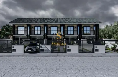 Casa em condomínio fechado com 2 quartos à venda na rua josé porto dos santos, ponte do imaruim, palhoça, 70 m2 por r$ 499.000