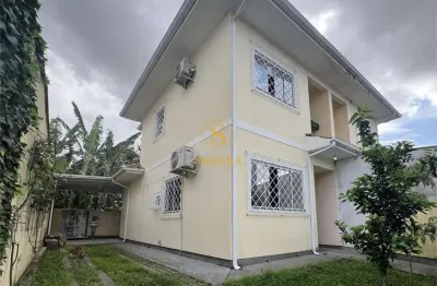 Casa em condomínio fechado com 3 quartos para alugar na rua francisco matias kremer, bela vista, palhoça, 108 m2 por r$ 3.100
