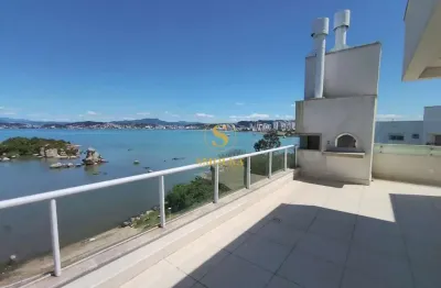 Cobertura com 2 quartos à venda na rua videira, abraão, florianópolis, 163 m2 por r$ 3.600.000