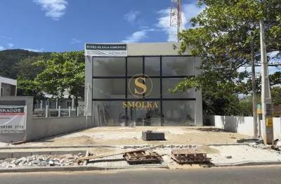 Sala comercial para alugar na avenida antônio borges dos santos, armação do pântano do sul, florianópolis, 106 m2 por r$ 13.000