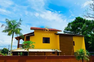Casa em condomínio fechado com 7 quartos para alugar na rodovia baldicero filomeno, ribeirão da ilha, florianópolis, 276 m2 por r$ 12.000