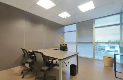 Sala comercial com 7 salas para alugar na rua orlando phillipi, saco grande, florianópolis, 55 m2 por r$ 6.600