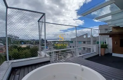 Cobertura com 2 quartos para alugar na rua coronel luiz caldeira, itacorubi, florianópolis, 140 m2 por r$ 8.600