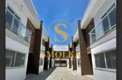 Casa em condomínio fechado com 2 quartos à venda na Rua Orlando João da Rosa, Nova Palhoça, Palhoça, 104 m2 por R$ 435.874