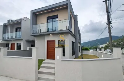Casa em condomínio fechado com 4 quartos à venda na Avenida das Constelações, São João do Rio Vermelho, Florianópolis, 177 m2 por R$ 1.290.000