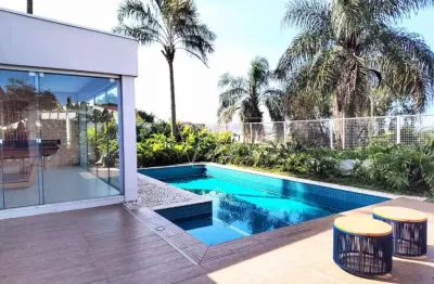 Casa em condomínio fechado com 5 quartos à venda na rua san conrado, s/n, loteamento caminhos de san conrado (sousas), campinas, 339 m2 por r$ 2.650.000