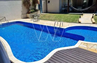 Casa em condomínio fechado com 4 quartos para alugar na rua san conrado, s/n, loteamento caminhos de san conrado (sousas), campinas, 298 m2 por r$ 8.500