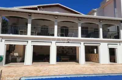 Casa em condomínio fechado com 5 quartos para alugar na rua san conrado, s/n, loteamento caminhos de san conrado (sousas), campinas, 586 m2 por r$ 13.000