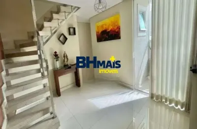 Cobertura com 3 quartos à venda na rua jornalista tarcísio henriques, 105, castelo, belo horizonte por r$ 840.000