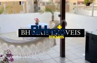 Cobertura com 2 quartos à venda na rua kennedy maro campos, 15, castelo, belo horizonte por r$ 600.000