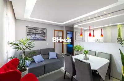 Apartamento com 2 quartos à venda na rua castelo da beira, 500, castelo, belo horizonte por r$ 380.000