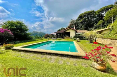 Casa com 5 dormitórios à venda, 600 m² por r$ 3.500.000,00 - posse - teresópolis/rj