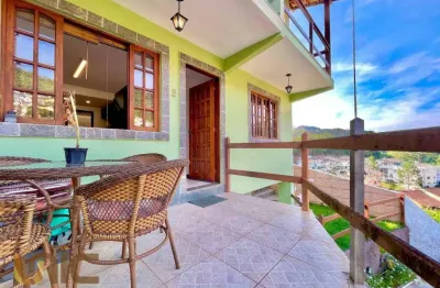 Casa com 3 dormitórios à venda, 100 m² por r$ 450.000,00 - panorama - teresópolis/rj