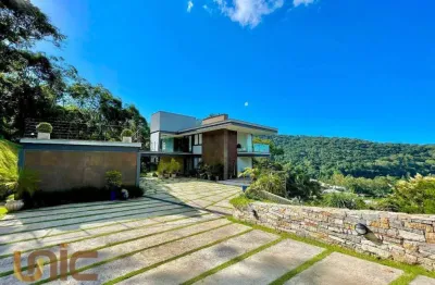Casa com 5 dormitórios à venda, 520 m² por r$ 5.300.000,00 - parque do imbui - teresópolis/rj