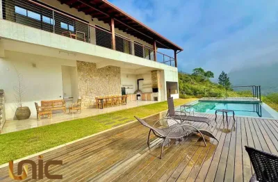 Casa com 4 dormitórios à venda, 283 m² por r$ 1.895.000,00 - vargem grande - teresópolis/rj