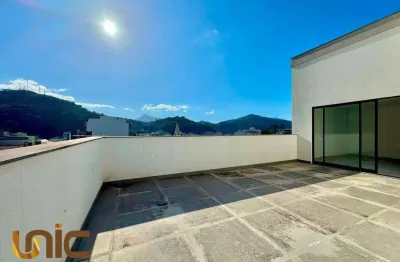Cobertura com 3 dormitórios à venda, 139 m² por r$ 1.500.000,00 - várzea - teresópolis/rj
