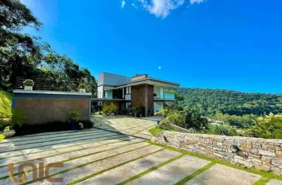 Casa com 5 dormitórios, 520 m² - venda por r$ 5.300.000,00 ou aluguel por r$ 28.050,34/mês - parque do imbui - teresópolis/rj