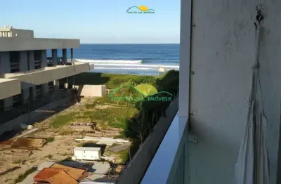 Apartamento financiável de 1 quarto no condomínio porto da mares, pé na areia, praia do morro das p