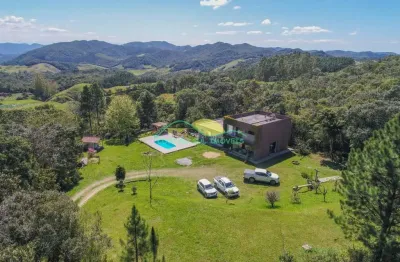 À venda: sítio encantador em rancho queimado, com piscina, lareira e nascente privativa , angelina