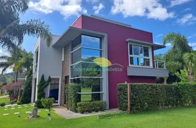 Linda casa de alvenaria de dois pavimentos no condomínio jardim ribeirão i - ribeirão da ilha - flo