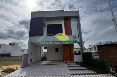 Casa à venda no brisas condomínio parque | arquitetura, conforto e segurança em biguaçu
