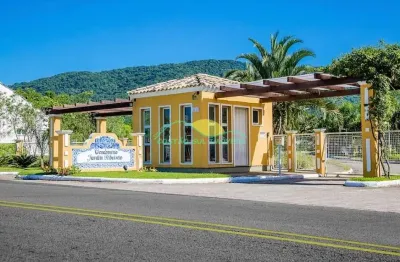 Terreno em condomínio fechado à venda na rodovia baldicero filomeno, 1298, ribeirão da ilha, florianópolis, 100 m2 por r$ 960.000