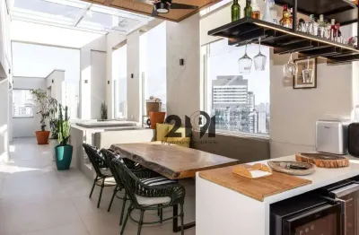 Penthouse com 2 dormitórios à venda, 148 m² por r$ 5.500.000 - vila olímpia - são paulo/sp